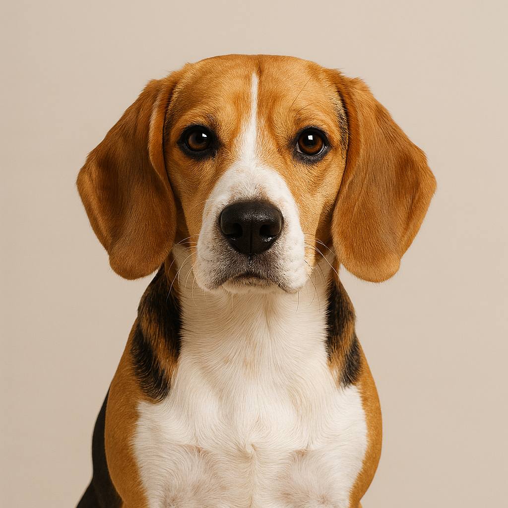 Illustrated portrait of Rufus, a friendly FirstGen study buddy.